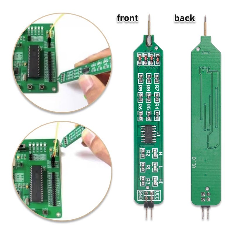 Comidox 1Pcs Logic Tester Pen 5V 3.3V Level Tester Logic Pulser Analyzer Detecting Probe Digital Circuit Debugger Convenient and Fast Learning Board Tool - Image 3
